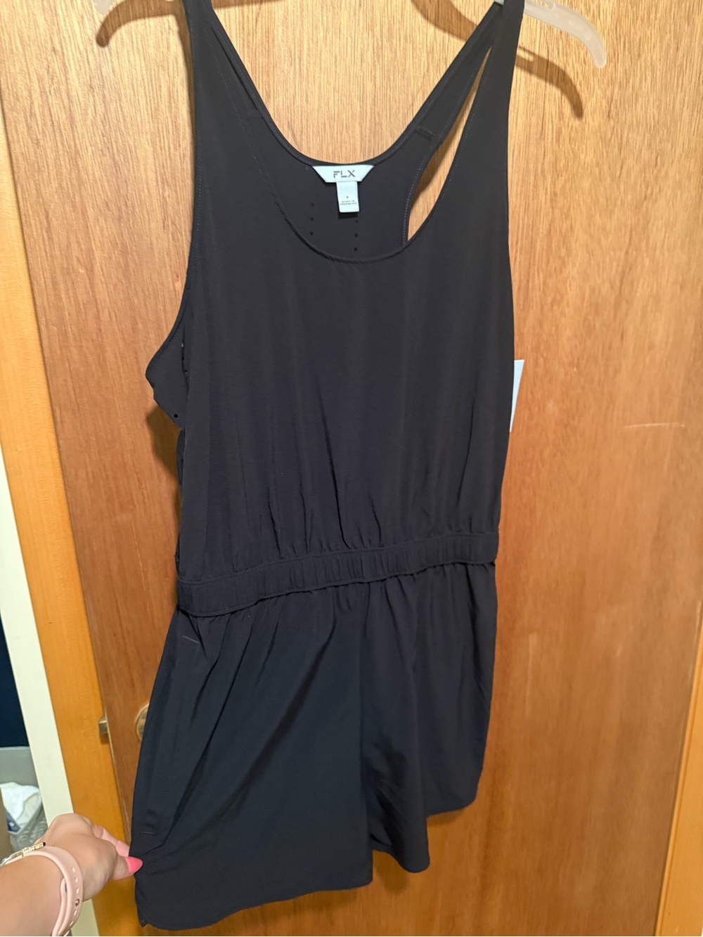 FLX Women's Black Sleeveless Romper